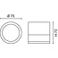Optonica LED COB Surface Downlight 7W ROUND BLACK - Creëer een warme sfeer in uw ruimte