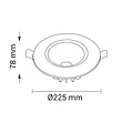 Optonica LED Spot Downlight COB TUV Pass 145° - Éclairage idéal pour tous les espaces
