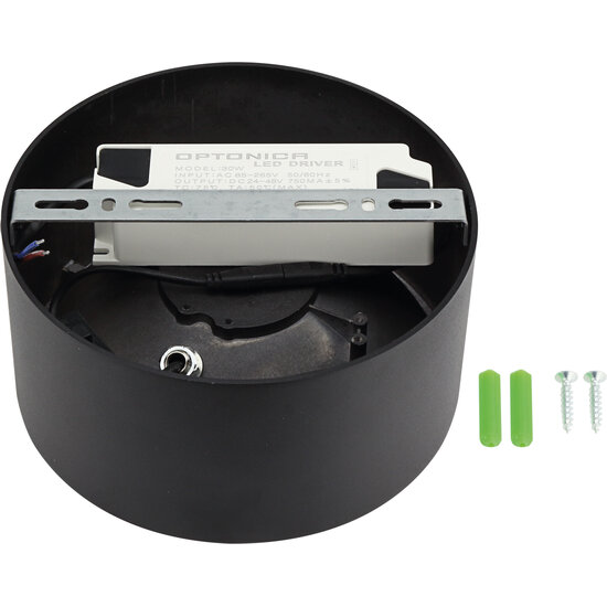 Optonica LED COB Downlight 30W ROUND ROTATABLE BLACK - Perfekte Beleuchtung für jeden Raum