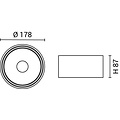 Optonica LED COB Downlight 30W ROUND ROTATABLE BLACK - Perfekte Beleuchtung für jeden Raum