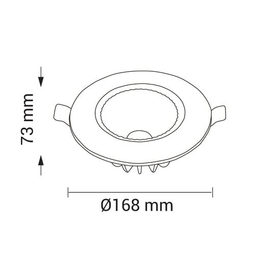 Optonica LED Spot Downlight COB TUV Pass 145° - Créez une atmosphère chaleureuse dans votre espace
