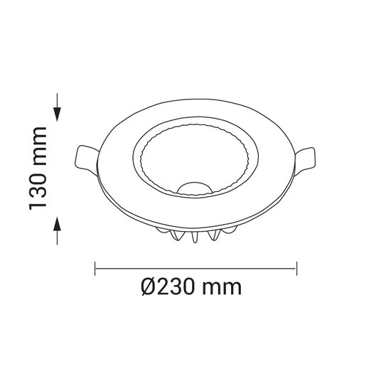 Optonica LED Spot Downlight COB TUV PASS - Solution d'éclairage idéale pour tout espace