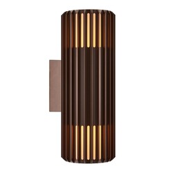 Aludra Double - Wall light - Seaside brown metallic