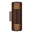 Nordlux Aludra Double - Wall light - Seaside brown metallic - Mejora tu espacio exterior con esta elegante lámpara de pared.