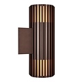 Nordlux Aludra Double - Wall light - Seaside brown metallic - Mejora tu espacio exterior con esta elegante lámpara de pared.