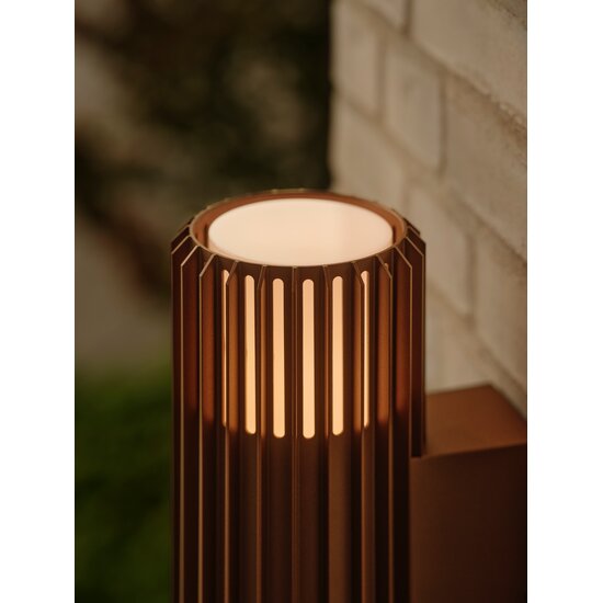 Nordlux Aludra Double - Wall light - Seaside brown metallic - Mejora tu espacio exterior con esta elegante lámpara de pared.