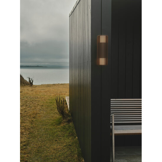 Nordlux Aludra Double - Wall light - Seaside brown metallic - Mejora tu espacio exterior con esta elegante lámpara de pared.