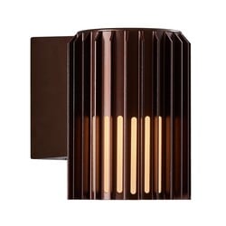 Aludra - Aplique de pared - Metálico marrón costero