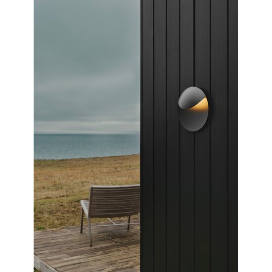 Nordlux Valopin | Aplique de pared | Seaside black - Aplique elegante para interiores y exteriores