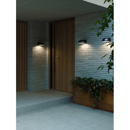 Nordlux Clarso | Wandlamp | Zwart - Moderne wandverlichting voor buiten