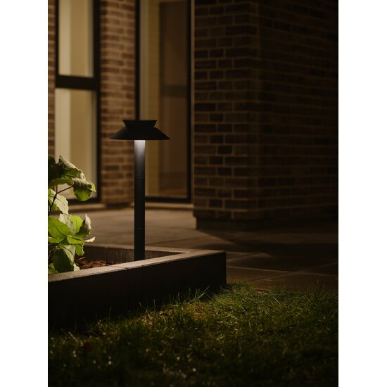Nordlux Justina Solar - Gartenleuchte - Schwarz - Perfekt für Ihren Garten oder Auffahrt
