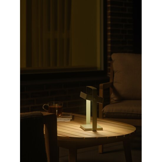 Nordlux Saulio Solar - Lámpara a batería - Verde oliva - Iluminación portátil y regulable para exteriores