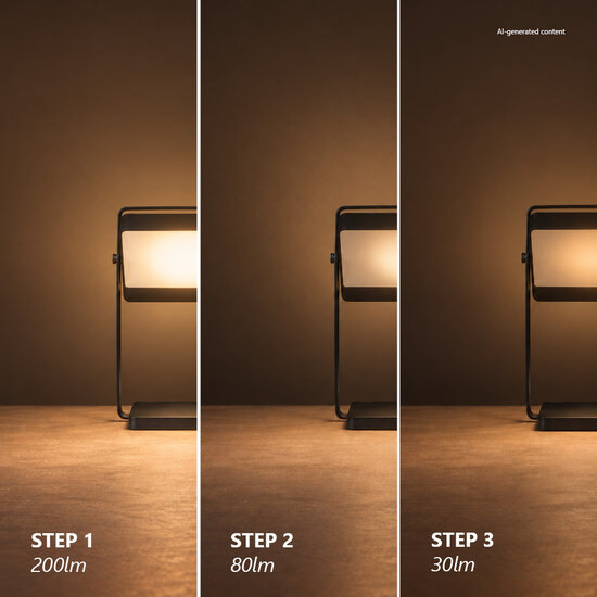 Nordlux Saulio Solar - Battery light - Olive green - Portable, dimmable outdoor lighting