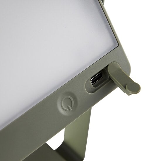 Nordlux Saulio Solar - Lampe à batterie - Vert olive - Éclairage portable et dimmable pour l'extérieur