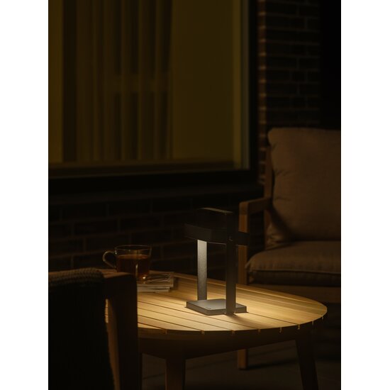 Nordlux Saulio Solar - Lampe à batterie - Noir - Éclairage portable et dimmable pour l'extérieur