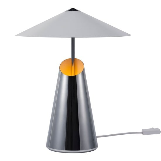 Nordlux Taido - Lampe de table - Chrome - Créez une ambiance chaleureuse dans votre intérieur