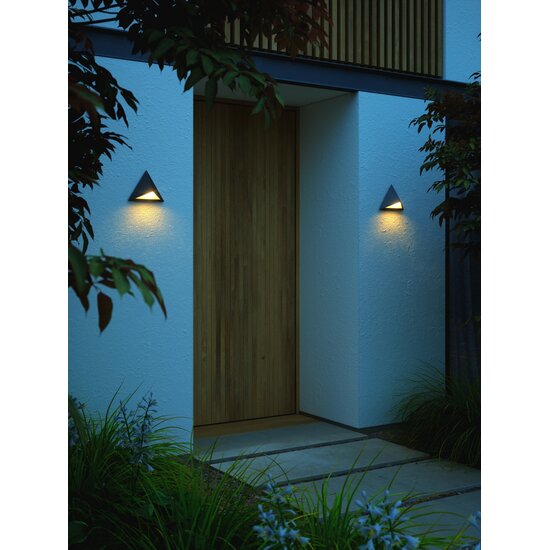 Nordlux Konit | Applique murale | Noir - Design moderne pour l'éclairage extérieur