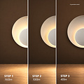 Nordlux Marsi | Lámpara de pared | Beige - Crea un ambiente acogedor con iluminación regulable