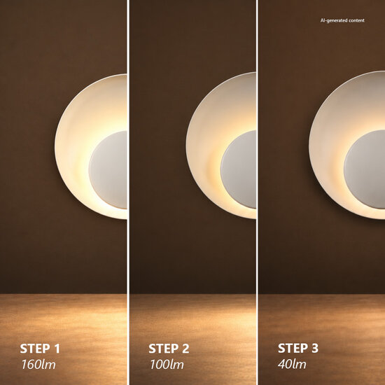 Nordlux Marsi | Applique murale | Beige - Créez une ambiance chaleureuse avec un éclairage dimmable