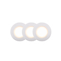 Nordlux Leonis 3-Kit 2700K - Downlight - Blanco - Ideal para crear un ambiente acogedor