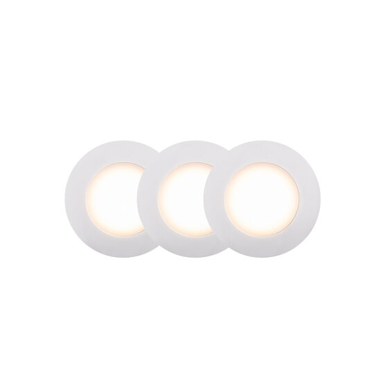 Nordlux Leonis 3-Kit 2700K - Downlight - Weiß - Ideal für eine gemütliche Atmosphäre