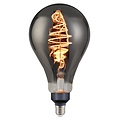 Nordlux Deco E27 - PS160 Spiral - Dim - 1800 Kelvin - 200 Lumen - Light Bulb - Smoked - Creëer een warme sfeer met dimbaar licht