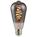 Nordlux Deco E27 - ST64 Spiral - Dim - 1800 Kelvin - 140 Lumen - Light Bulb - Smoked - Creëer een gezellige sfeer met warm licht
