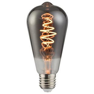 Deco E27 - ST64 Spiral - Dim - 1800 Kelvin - 140 Lumen - Light Bulb - Smoked