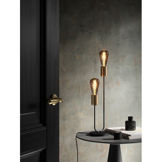 Nordlux Deco E27 - ST64 Spiral - Dim - 1800 Kelvin - 140 Lumen - Light Bulb - Smoked - Creëer een gezellige sfeer met warm licht