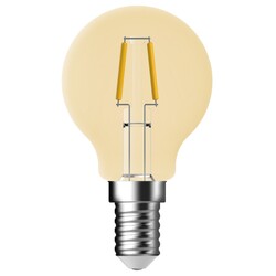 Deco E14 - G45 - Dim - 2500 Kelvin - 400 Lumen - Light Bulb - Gold colour