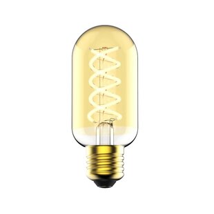 Deco E27 - T45 Spiral - Dim - 2200 Kelvin - 400 Lumen - Light Bulb - Gold colour