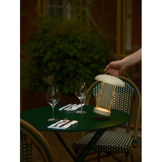 Nordlux Mirano Portable - Lámpara de mesa - Beige - Lámpara elegante y regulable para cualquier espacio