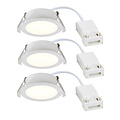 Nordlux Olea 3-Kit - Downlight - Wit - Ideaal voor vochtige ruimtes zoals de badkamer