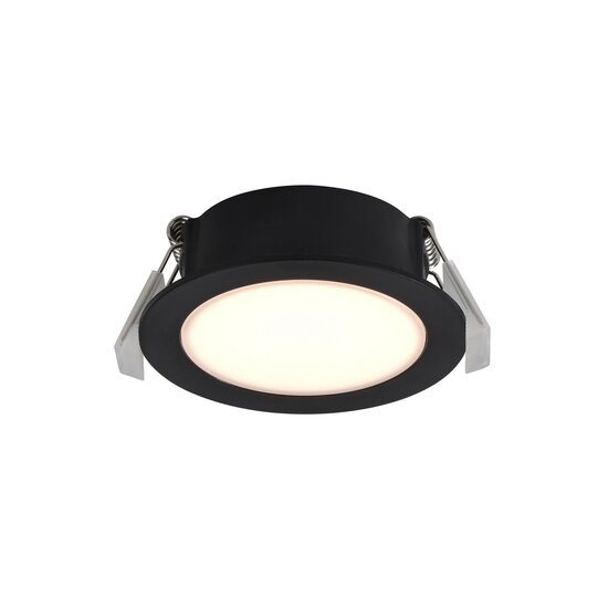Nordlux Olea 3-Kit - Downlight - Schwarz - Ideal für feuchte Umgebungen