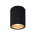 Nordlux Kyklop Ripple - Ceiling light - Black - Modern en elegant ontwerp voor buiten