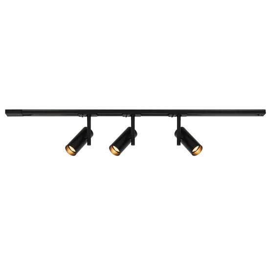 Nordlux Jerome Link 3-Spot + 1m - Track Light - Black - Design moderne et minimaliste pour tous les espaces
