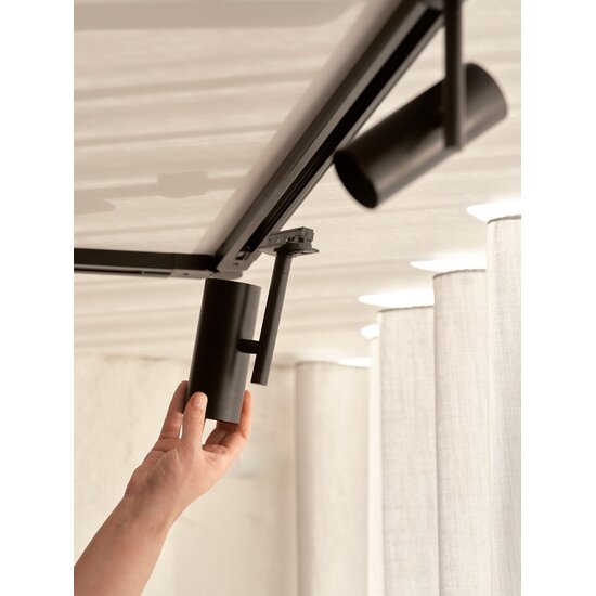 Nordlux Jerome Link 3-Spot + 1m - Track Light - Black - Minimalistisch en modern design voor elke ruimte