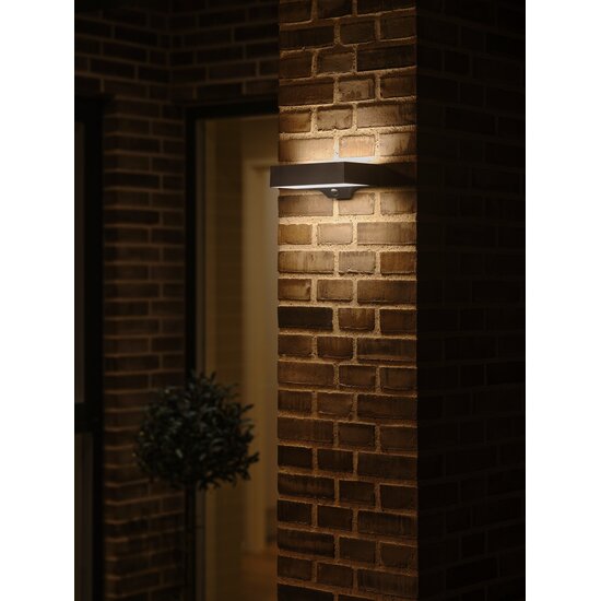 Nordlux Monay Square Solar - Applique Murale Moderne pour l'Extérieur