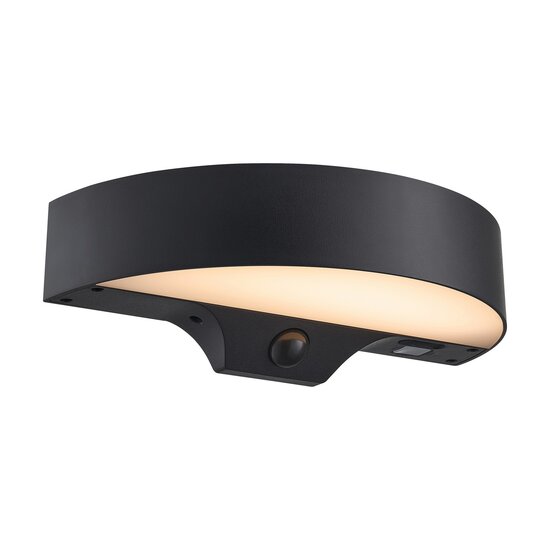Nordlux Monay Round Solar - Draadloze wandlamp met zonne-energie