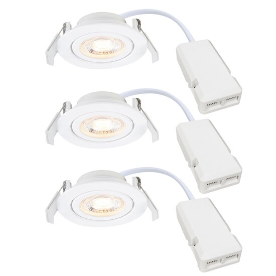 Nordlux Monolo 3-Kit - Dimmbare Einbaustrahler für jeden Raum