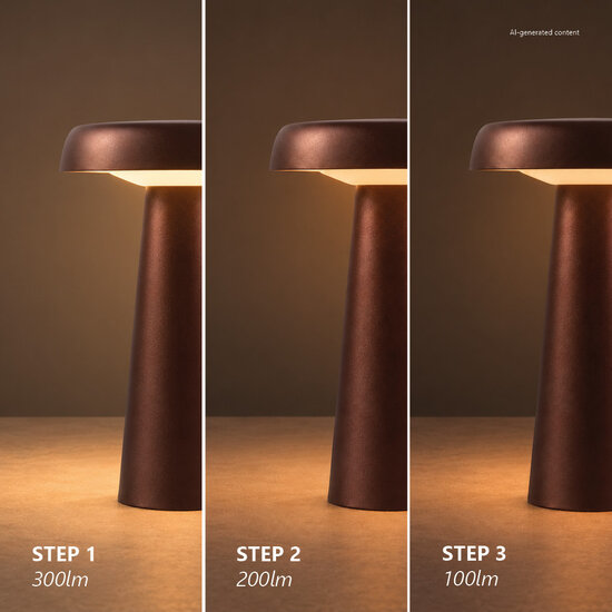 Nordlux Arcello Portable - Lámpara de mesa - Elegante lámpara portátil para iluminación exterior atmosférica