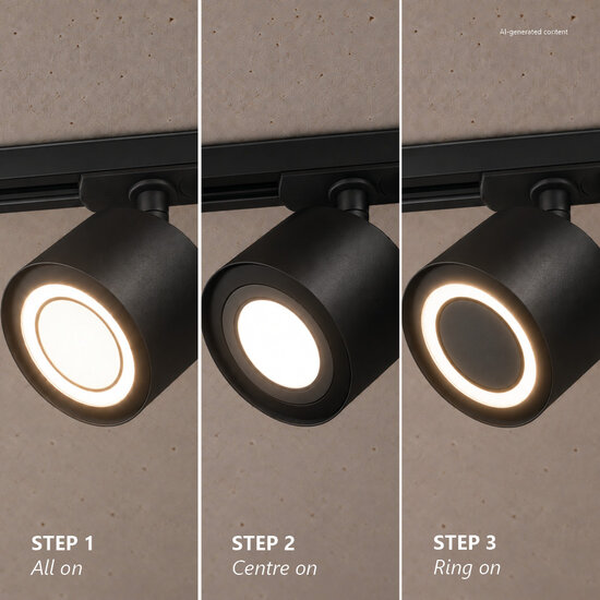 Nordlux Clyde Flex 4-Rail - Design nordique mince avec fonction Moodmaker™