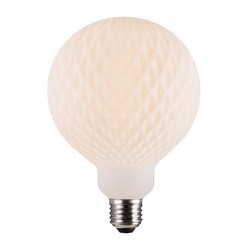 Deco E27 G125 - Harlekin - Light Bulb - Opal white
