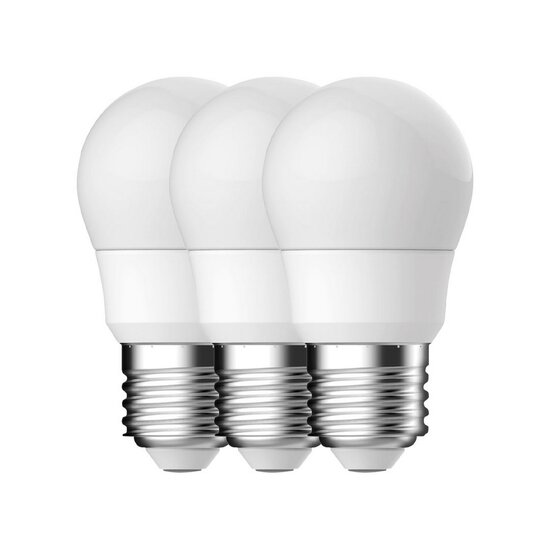 Nordlux E27 - 3-pack - G45 - 2700 Kelvin - 470 Lumen - Luz blanca cálida para una atmósfera acogedora