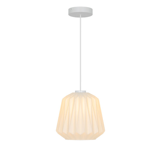 Nordlux Elbie - Suspension - Blanc opale - Créez une atmosphère chaleureuse avec cette élégante suspension