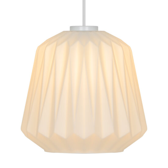 Nordlux Elbie - Pendant - Opal white - Create a warm atmosphere with this elegant pendant lamp