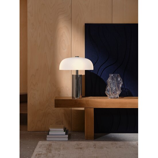 Nordlux Gabrielle - Lámpara de Mesa Cromo - Iluminación elegante para cualquier espacio