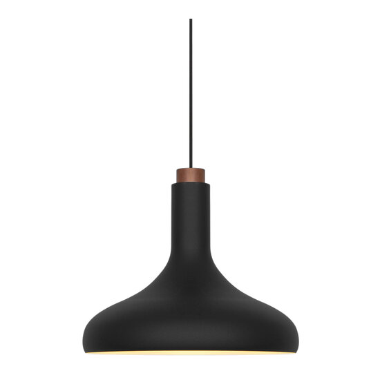 Nordlux Fuji - Pendant - Black - Perfecte balans tussen hout en metaal