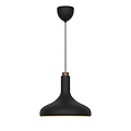 Nordlux Fuji - Suspension - Noir - Équilibre parfait entre bois et métal