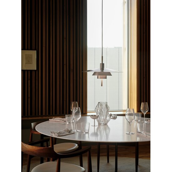 Nordlux Latika | Pendant | Brushed chrome - Design moderne pour un éclairage élégant